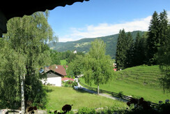 FeWo West Blick vom Balkon