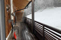 Luxus Penthouse direkt am Berg - Balkon