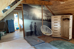 Blick ins Badezimmer