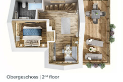 MONDI Chalets am Grundlsee Grundriss Chalet Deluxe