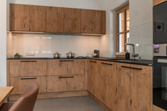 kitchen area with high-quality equipment