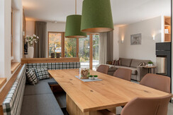 living / kitchen area with entrance to the sun terrace