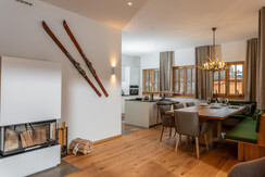 living and dining area