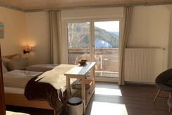 Grosse Doppelzimmer, Ausblick Winter