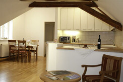 Raiffeisenhof Appartements Nr. 8 Küche und Essbere