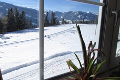 Winter Blick aus Aufenthaltsraum