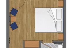 Reiters Wohlfühlhotel - Grundriss DZ Kaibling