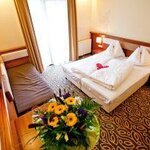 Photo of suite with bath tub, WC