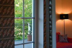 Blick auf die Terrasse