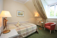 Einzelzimmer der Kategorie Gaupe mit Klima