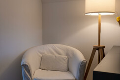 Leseecke im Schlafzimmer