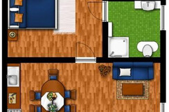 Grundriss Apartment I