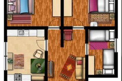 Grundriss Apartment III