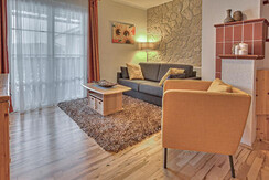 Wohnbereich mit Schlafsofa