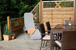 Ruhig gelegene Terrasse