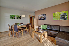 Wohnbereich mit Schlafcouch