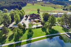 Seepension Gruber Luftansicht