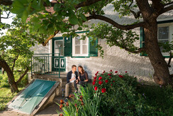 Eingang zur Ferienwohnung Marillenbaum