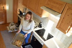 voll ausgestatte Küche