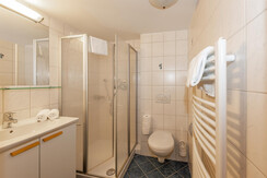 Bathroom with shower and toilet