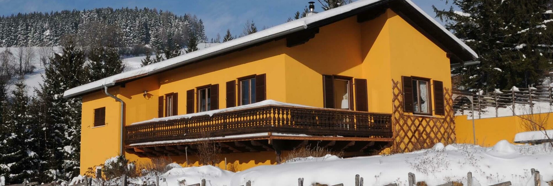 Haus im Winter