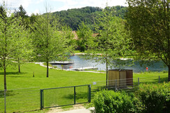 Kipferlbad am Campingplatz