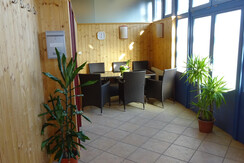 Aufenthaltsraum Campingplatz Sauna