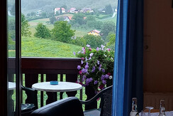 Ausblick vom Doppelzimmer