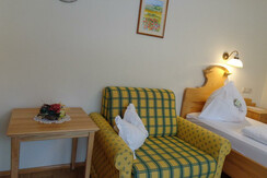 Sitzecke Einbettzimmer