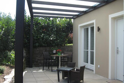 Villa zur Schmied'n überdachte Terrasse