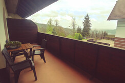 Wohnung "A" Möblierter Balkon