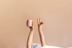 Frühstück im Pyjama
