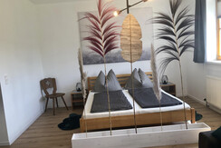 Weinberg Apartment Bett