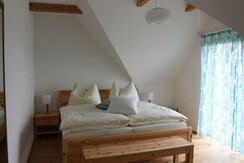 Weingartenhaus Teltscher Zimmer Doppelbett