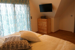Weingartenhaus Teltscher Zimmer TV