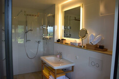 Weingut Georgiberg Badezimmer Dusche