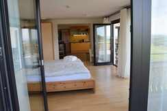 Weingut Georgiberg Schlafzimmer mit Balkon