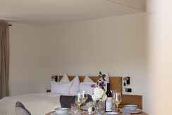 Weingut Kogler Appartement Ess- und Schlafbereich