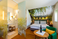 Weingut Perner Doppelzimmer Keischn Dach