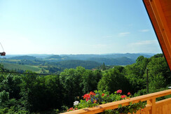 Aussicht vom Ferienhaus