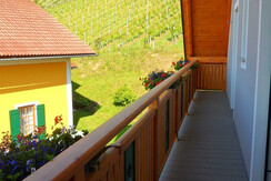 Aussicht vom Balkon