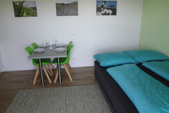 Weinstraßenapartment Wohnbereich