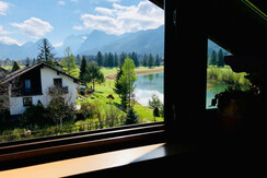 Blick aus der Ferienwohnung