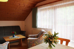 Wöhrerhof_Ferienwohnung B (grün) - Wohnbereich