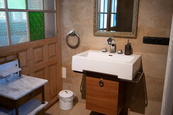 Badezimmer im Presshaus im Schilcherland