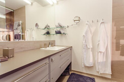 Wohnen im Wein Badezimmer