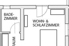 Grundriss - Winzerzimmer Landpartie