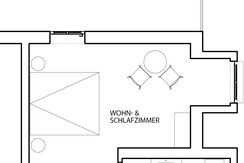 Weingut Wolfgang Maitz Grundriss Winzersuite