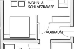 Weingut Wolfgang Maitz Winzersuite Grundriss