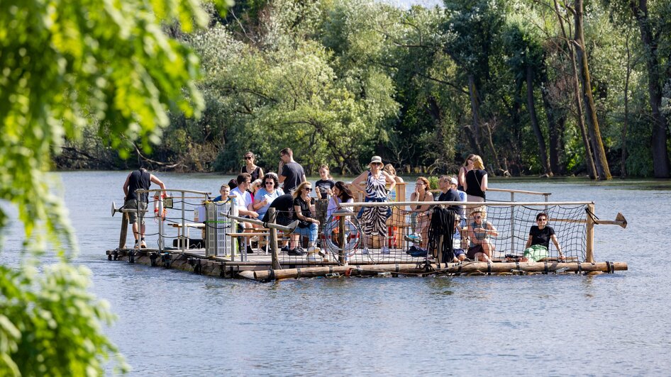 Die Flößerei I Floßlände am Stadtstrand beim Puchsteg I Graz